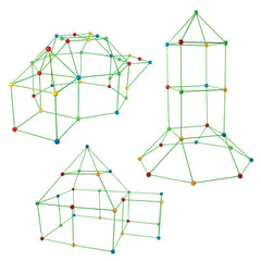 Children's Bead Tent Fort Building Kit Toy