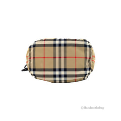 Burberry Phoebe Nylon Drawstring Bucket Bag