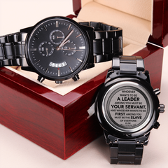 Whoever Wants to Be a Leader (Mark 1043) – Men's Watch
